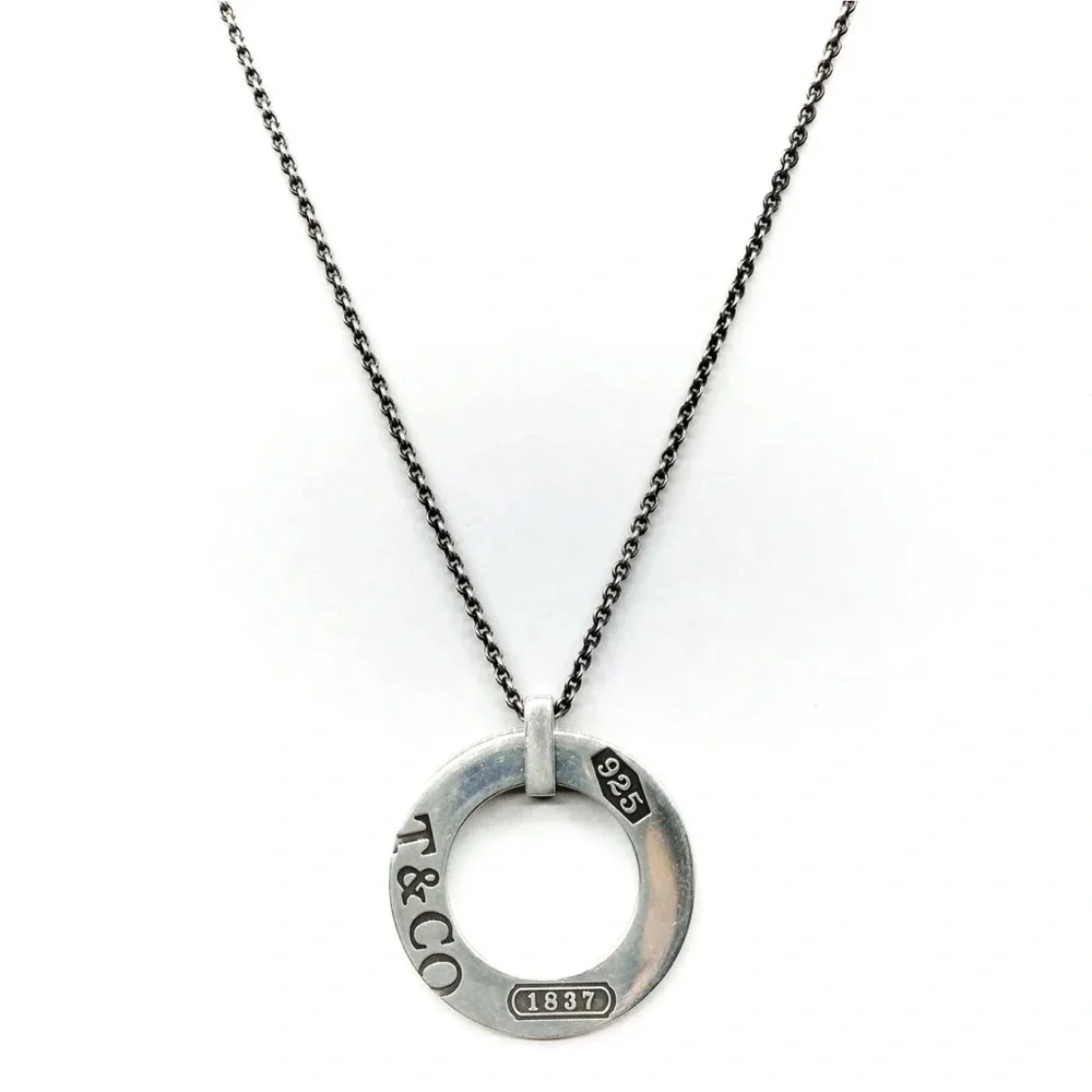 ๐Tiffany & Co 1837 Circle Pendant Necklace - Picture 1 of 10